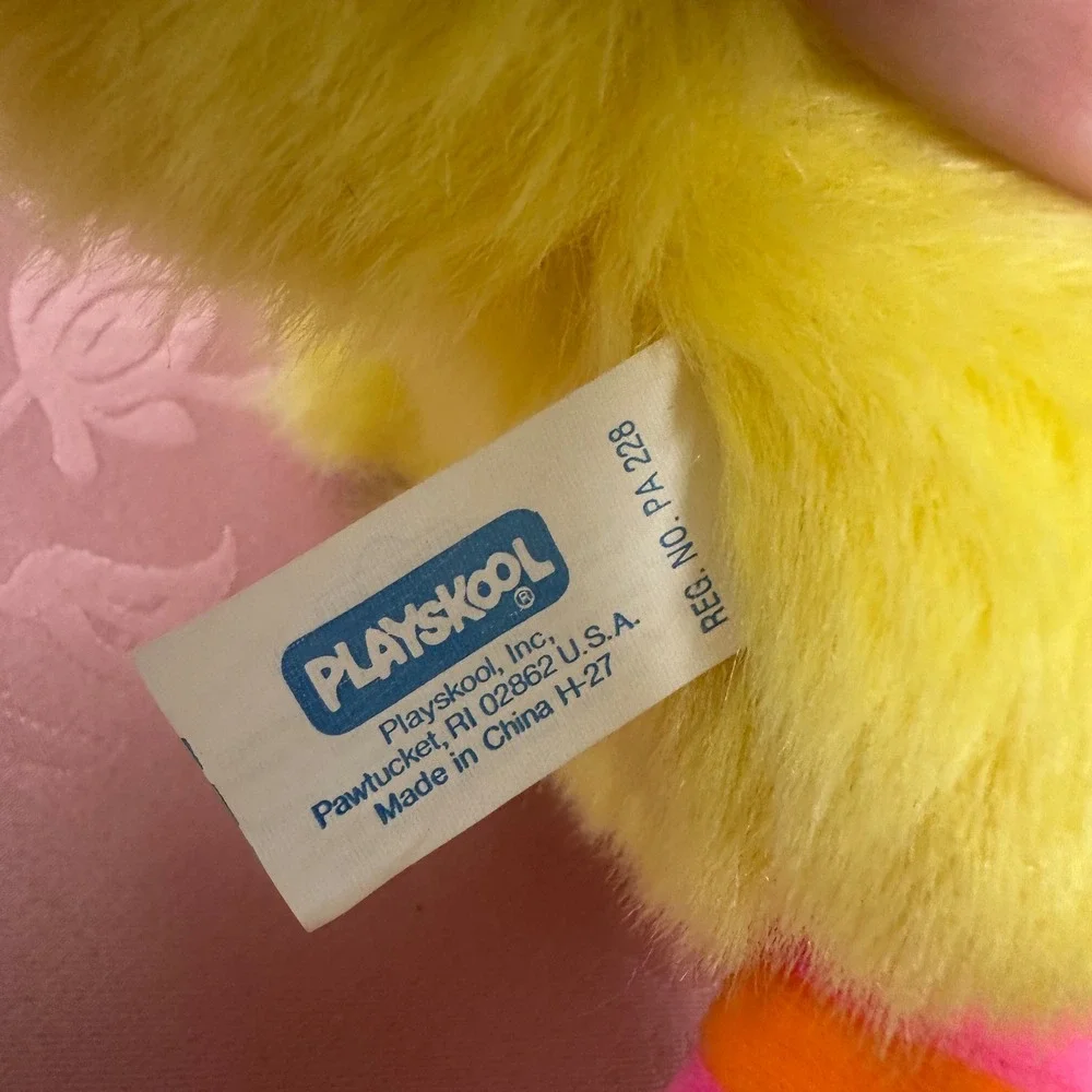 Vintage 1986 Playskool Sesame Street Big Bird Plush 13 Inch Stuffed Animal 70205